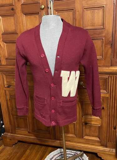 【でんじゅん】50s LETTERMAN'Sヴィンテージカーディガン60s 50's~60's “Whiting” Lettered Cardigan 50年代 60年代 レタード