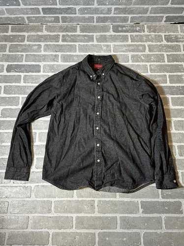 トップス Supreme 2-Tone Denim S/S Shirt Black XL Supreme 2-Tone Denim S S Shirt (SS19) - $128