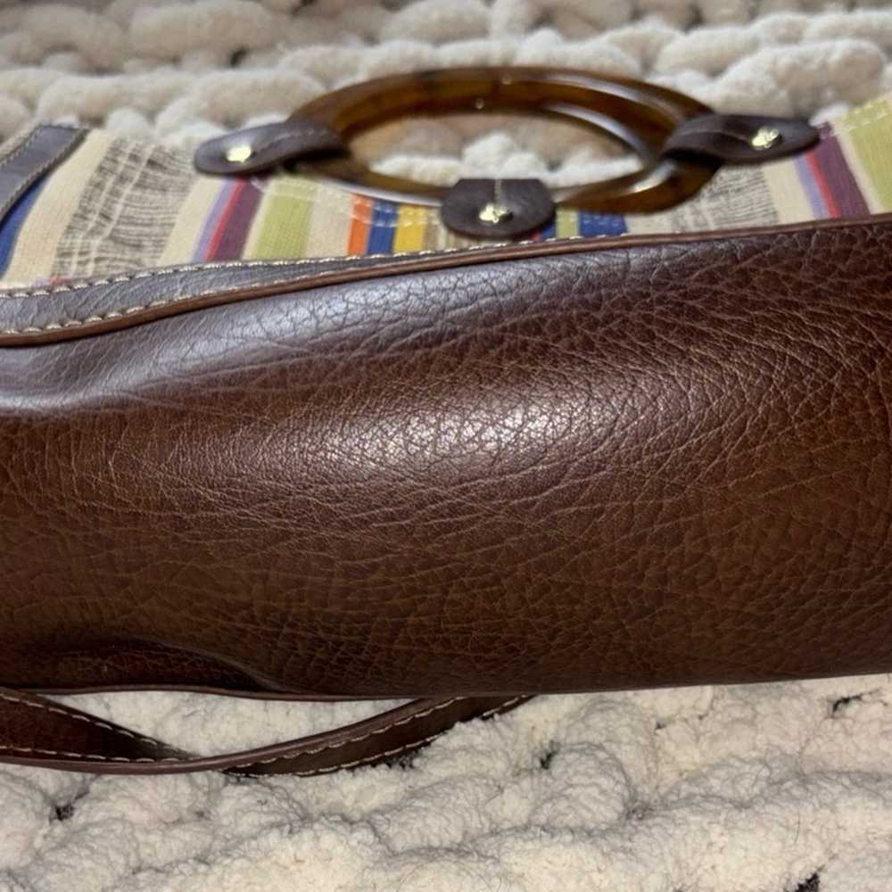 Relic by Fossil Multicolor Stripe Canvas Shoulder… - image 7