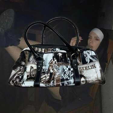 バッグ y2k archive grunge boston bag Y2K Bag Women Punk Shoulder Bag, Gothic Crossbody Bag, Y2K