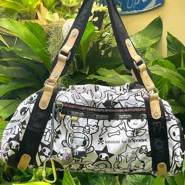 超美品★LeSportsac ボディバッグ ホワイト　斜め掛け　tokidoki 超美品☆LeSportsac ボディバッグ ホワイト 斜め掛け tokidoki