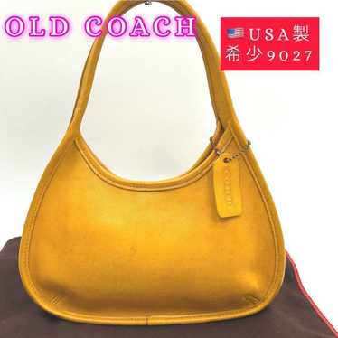 coach ergo vintage コーチ エルゴ イエロー 黄色 9025 yellow/mustard coach ergo bag 9025 🍌