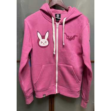 オーバーウォッチ　D.VA 　ディーヴァ　フーディ 　パーカー　J!NX D.Va Overwatch J!NX Ultimate Full-Zip Hoodie Jacket - White/Gray