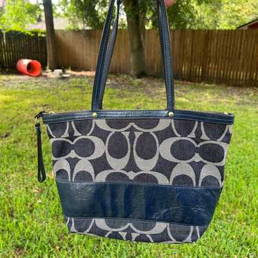 Coach denim signature tote - Gem