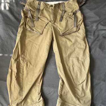 パンツ MARITHE FRANCOIS GIRBAUD / oiled pants Early 2000s Marithe Francois Girbaud Bondage Cargo Pants