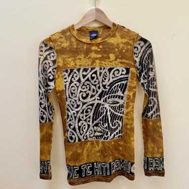 90s 美品　Jean Paul Gaultier zip カットソー Jean Paul Gaultier – Zip High Neck Longsleeve Top Orange