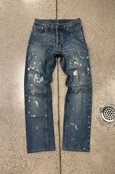 パンツ 1998 helmut lang white vintage denim 25 1998 helmut lang jeans - Gem