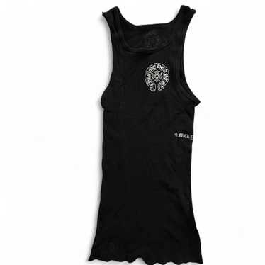 トップス chrome hearts CH plus backlogo tanktop Chrome Hearts Gray Horseshoe Logo Tank top - SRM – SHENGLI