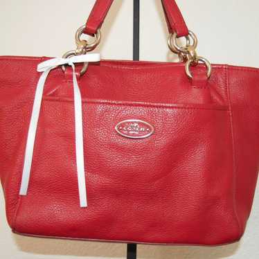 Vintage coach red leather - Gem