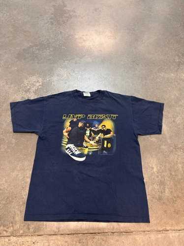 LIMP BIZKIT グラフィック Tシャツ ネイビー 2000年製 Limp Bizkit 90s グラフィックTシャツ Lサイズ 黒 - メルカリ