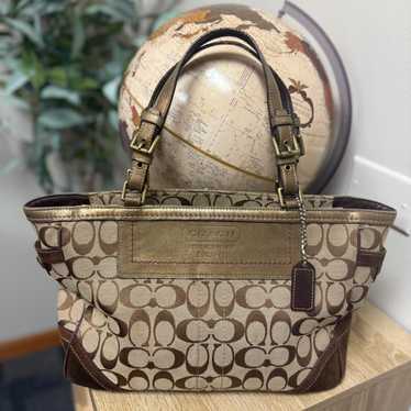 Vintage coach tote brown - Gem