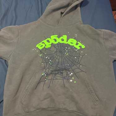 Sp5der Hoodie Slate Grey - Gem