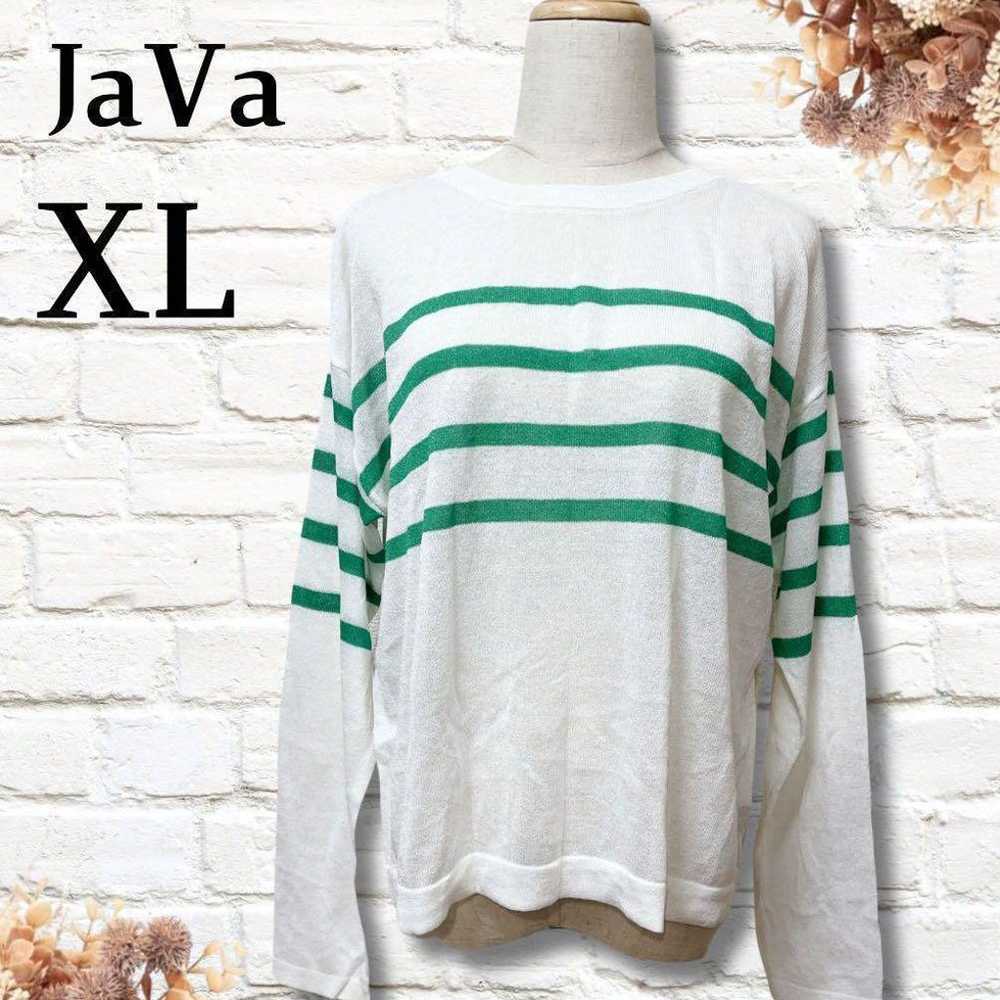 [Java Collaboration] Sheer Border Pullover with G… - image 1