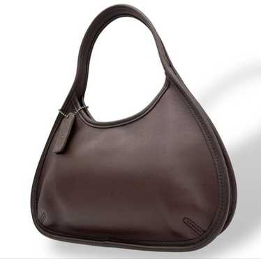 バッグ old coach ergo nubuc one shoulder bag Coach Shoulder Bag Handbag Ergo Leather Nubuc Brown Rare