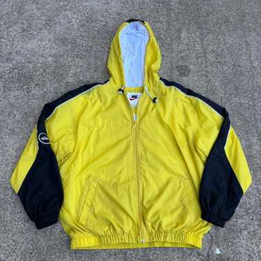Nike mens black/yellow windbreaker - Gem