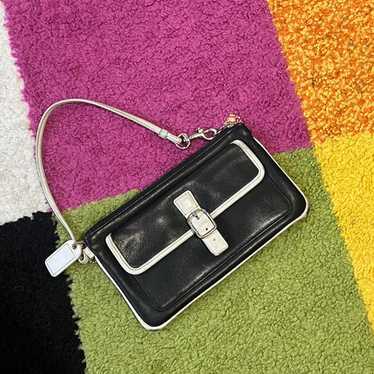 Vintage 90s black coach handbag - Gem