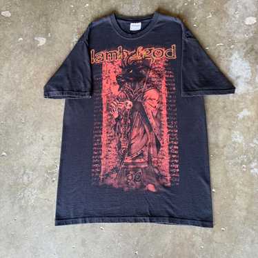lamb of god Tシャツ XL Hanes Vintage Hanes Heavyweight Mens Graphic T-Shirt Black Lamb Of