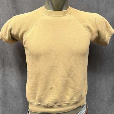 1960s short sleeve raglan sweatshirt - Gem