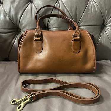 バッグ COACH USA Vintage Leather Dome 2Way Bag Vintage Coach Bag Tour | Lunch Box Zip Bag | Cristina Moda