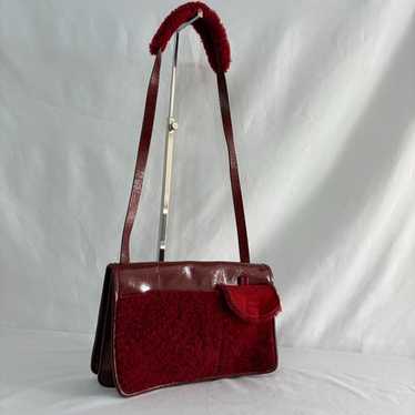 バッグ archive miumiu 2000fw hand bag ribbon Miu Miu Archive Vintage Shoulder Bag Handbag Suede Leather