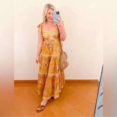 ZIMMERMANN★素敵！Mustard Rose Pattie Cuffed Mini Dress NWT ZIMMERMANN Mustard Rose Pattie Cuffed Mini Dress AU 0/US