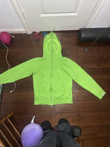 トップス NEON COLOR SHARK FULL ZIP HOODIE L s-l400.jpg