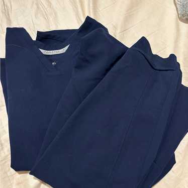 Fabletics Deep Blue Scrub Set Small - image 1
