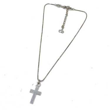 Christian dior necklace cross - Gem