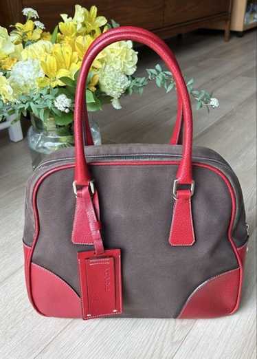 Prada boston canvas leather - Gem