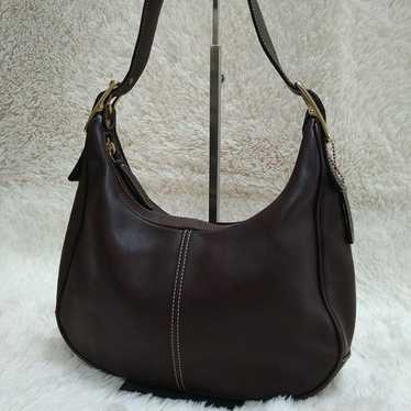 バッグ OLD COACH One Shoulder Half Moon COACH Old Coach 9219 One-Shoulder Handbag Half Moon Used