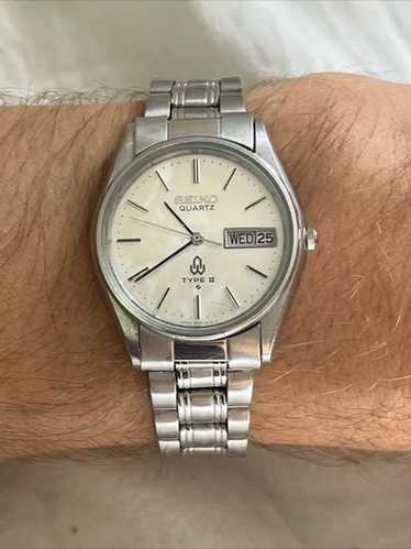 SEIKO Type II 8223-6000 ブラック シルバー\" Seiko Type II 8223-6000 QFR058 (Sold)