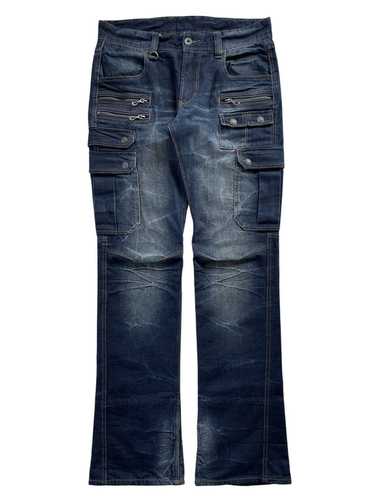 パンツ 00s nicole leather pockets flared denim Men's Nicole Club Denim | Grailed
