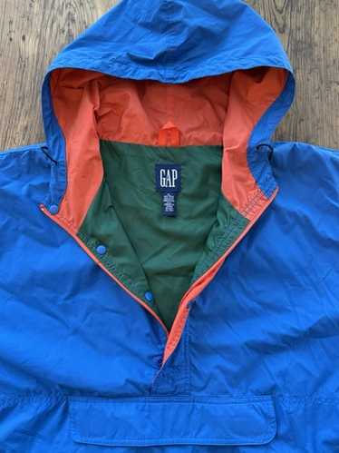 【90s】OLD GAP half zip anorak hoodie Vintage 1990s gap anorak - Gem