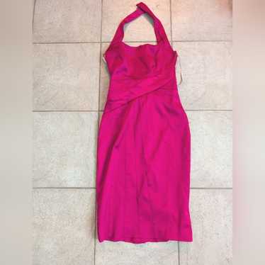 ◆KAREN MILLEN◆カラーブロックテーラードジャンプスーツ/ pink Soft Tailored Color Block Panel High Neck Midi Dress | Karen