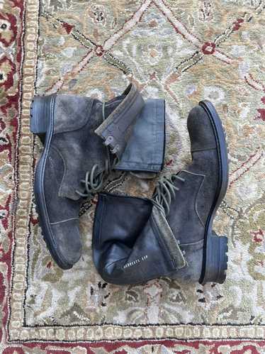 靴 ALFRED BANNISTER crush design boots 41 ALFRED BANNISTER crush design boots 41（Our New Teal Blue