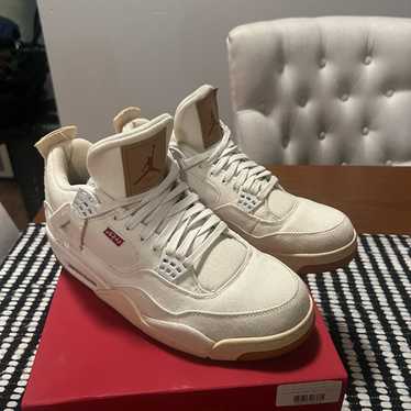 Jordan4 levi's ®️タグ Jordan 4 Retro Levi's Black (Levi's Tag) Men's - AO2571-001 - US