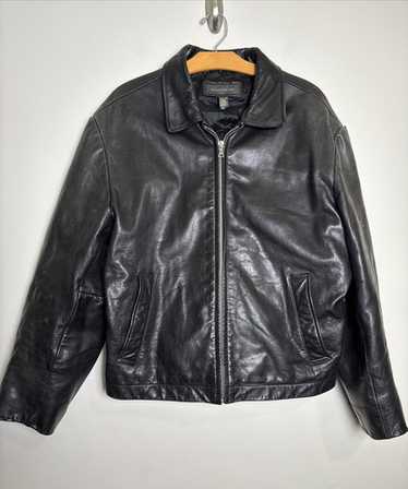 ジャケット・アウター 90s bananarepublic leather jacket grunge vintage BANANA REPUBLIC leather jacket XL bomber 1980s brown