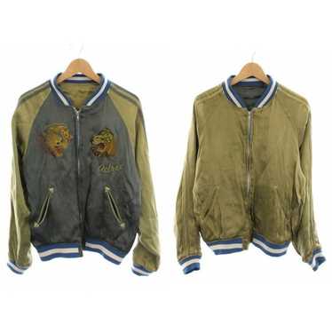ジャケット・アウター STAMMBAUM Reversible Sukajan Mens Souvenir Jacket Sukajan Japanese Pattern Embroidery