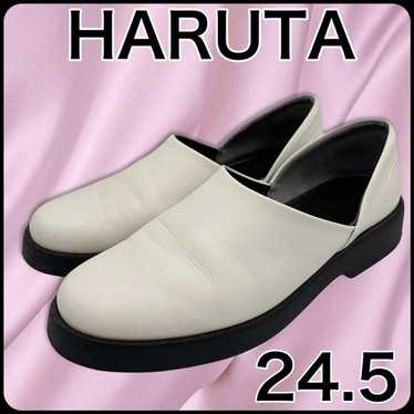 HARUTAスポックシューズ サイズ:24.5 ハルタ HARUTA レディーススポックシューズ （ホワイト