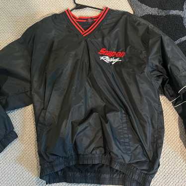 90's 入手困難 SNAP-ON レーシング スタジャン ボンバーJKT Vintage Snap On Racing Jacket Mens xxl Red Black Embroidered