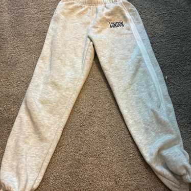 Zara Women's Sweatpants - Grey/White - 12 – Zara … - image 1