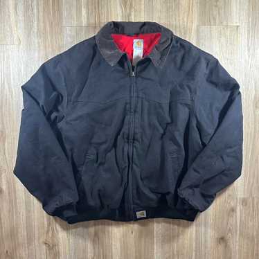 Carhartt J14BLK ヴィンテージSanta Fe Jacket Carhartt Sandstone Santa Fe Jacket — Black, Medium, Model