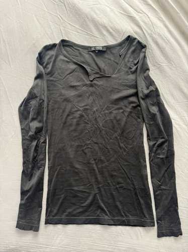 トップス A/W2004 raf simons long sleeve Raf Simons 2004 Long Sleeve Cut – akaibu.co
