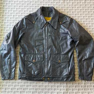 ポ*ポ様 60s BATES twotone leather jacket Vintage 1960's Bates Leather Jacket – Afterlife Boutique