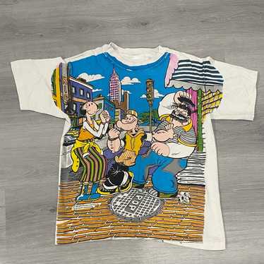 トップス USA vintage POPEYE ringer Tee jantiques Popeye Ringer Tee – Enoki Catskill