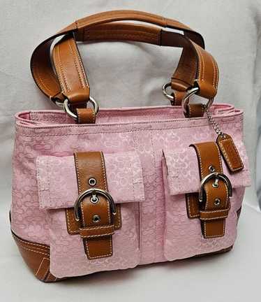 バッグ Vintage Coach Gallery Pocket Satchel Bag Coach | Bags | Gently Used Vintage Coach Gallery Satchel