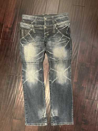 パンツ PPFM gimmick double waist denim pants PPFM gimmick double waist denim pants - メルカリ