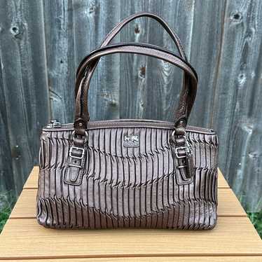バッグ vintage coach old MADISON MINI Boston Rare coach vintage madison - Gem