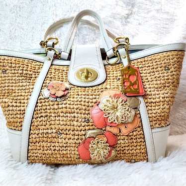 Coach applique flower tote - Gem