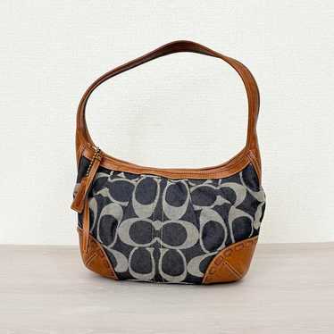 バッグ Coach Ergo Signature C Canvas Denim Bag Coach ergo signature c - Gem